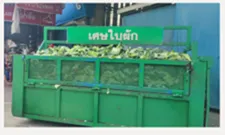 การนำเศษใบผัก แปลงเป็นอาหารโค อาหารปลา 